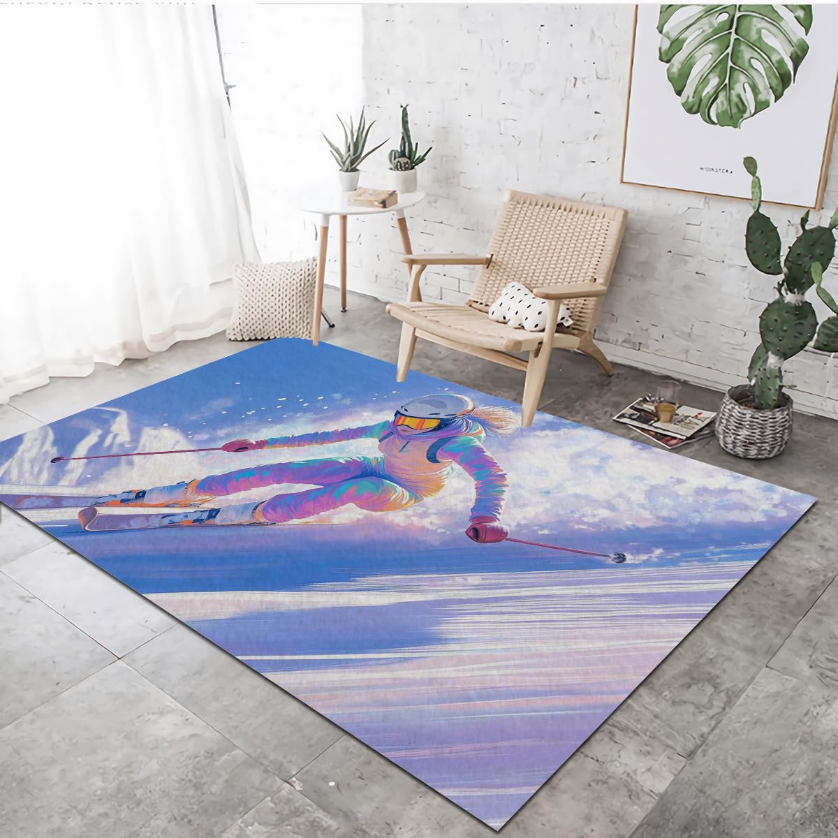 Tapis ski VULORA lavable fini les sols glissants entrée