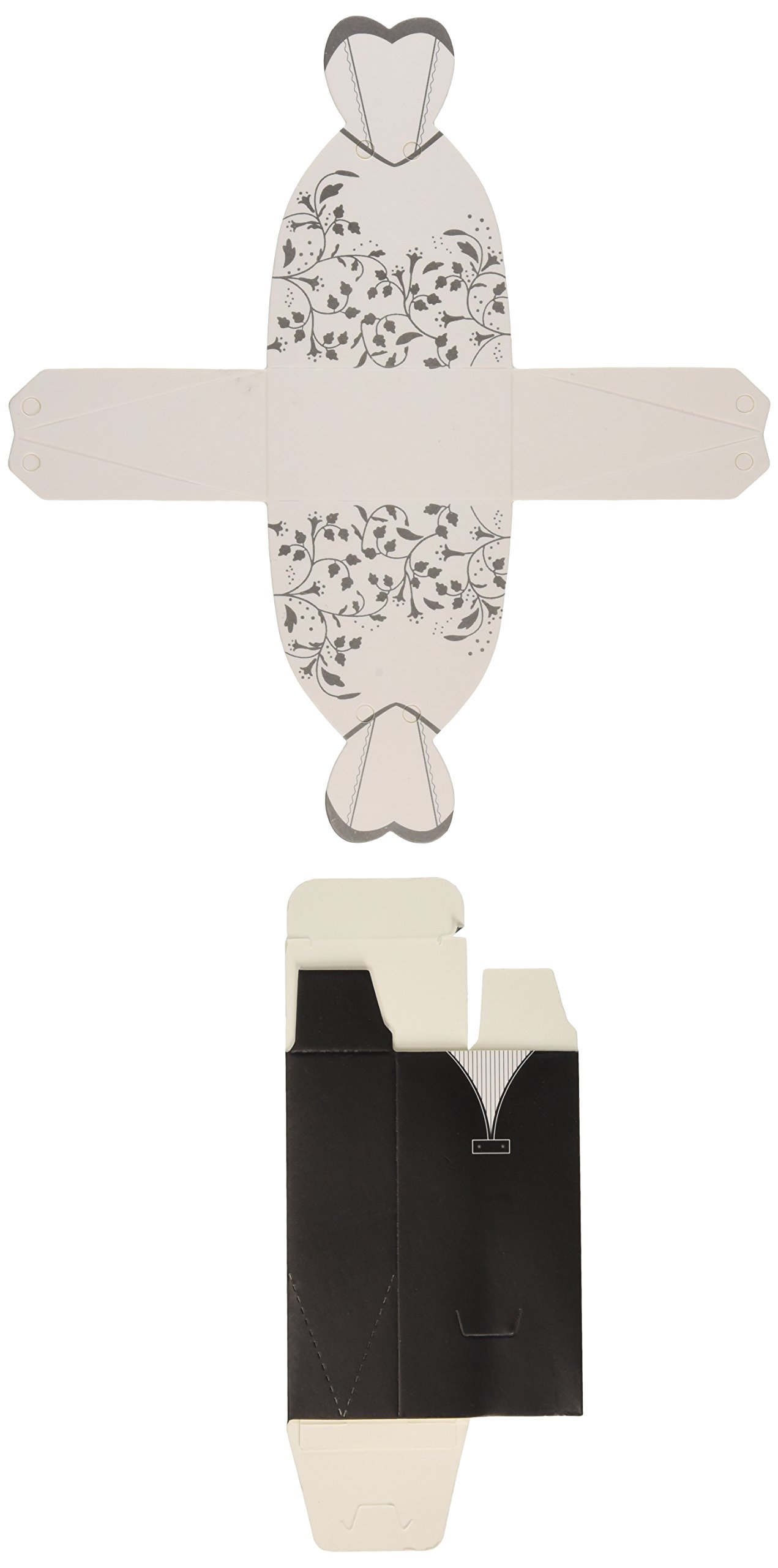 100 Bride & Groom Wedding Favor Boxes