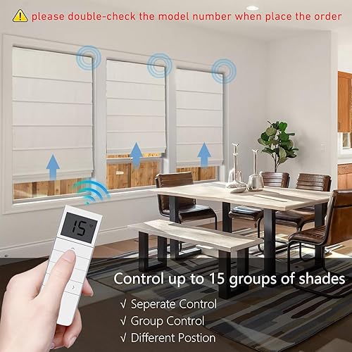 Miniatura 7 de DC1602 - Control remoto de 15 canales para persianas motorizadas, persianas y cortinas