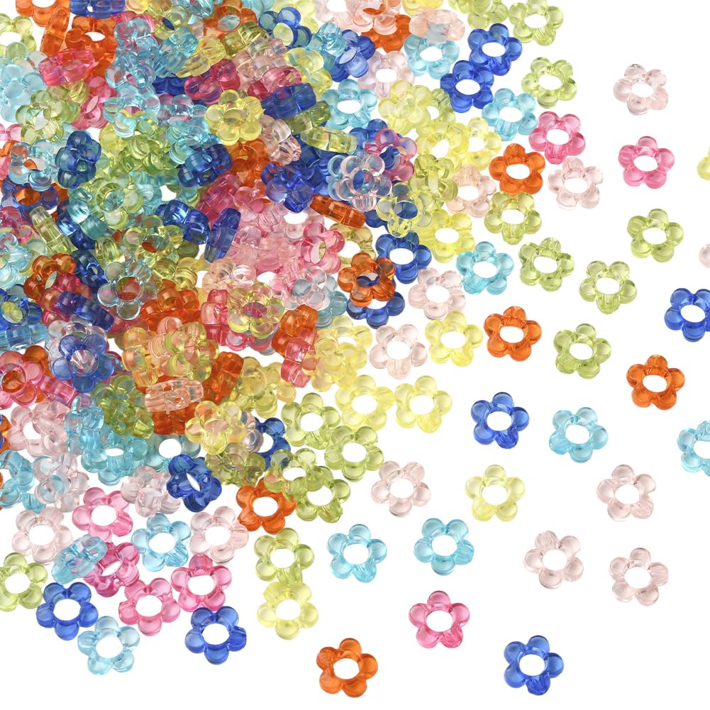 Perles d'espacement colorées 14 mm pour animer vos ateliers de fabrication de bijoux en famille