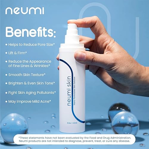 Miniatura 4 de Spray facial de 3.4 onzas líquidas (nano-formulado) con glutatión, colágeno y ácido hialurónico, cuidado facial y firme, espray facial minimizador