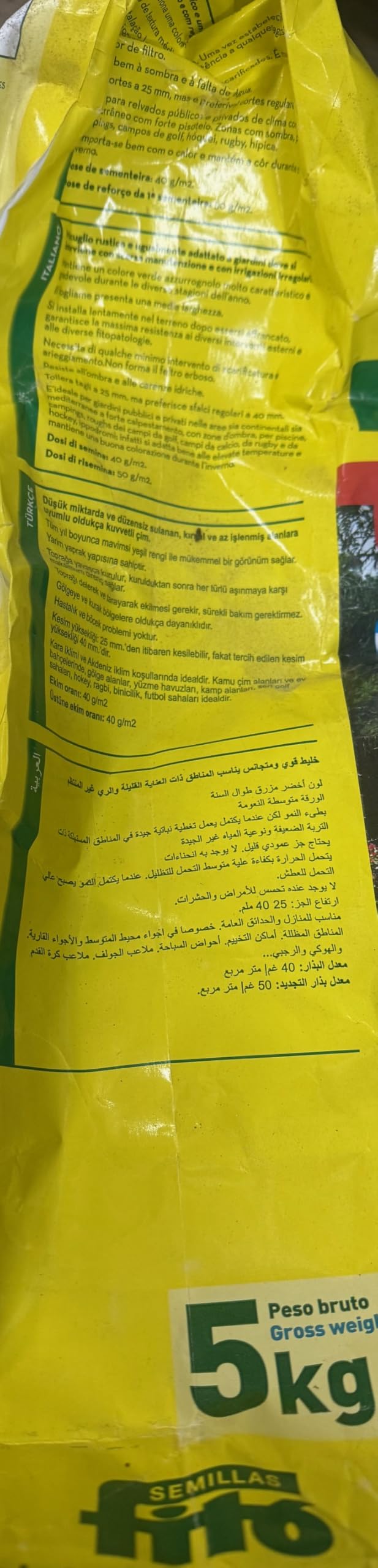 Fito-Semilla cesped resistente 5 kg