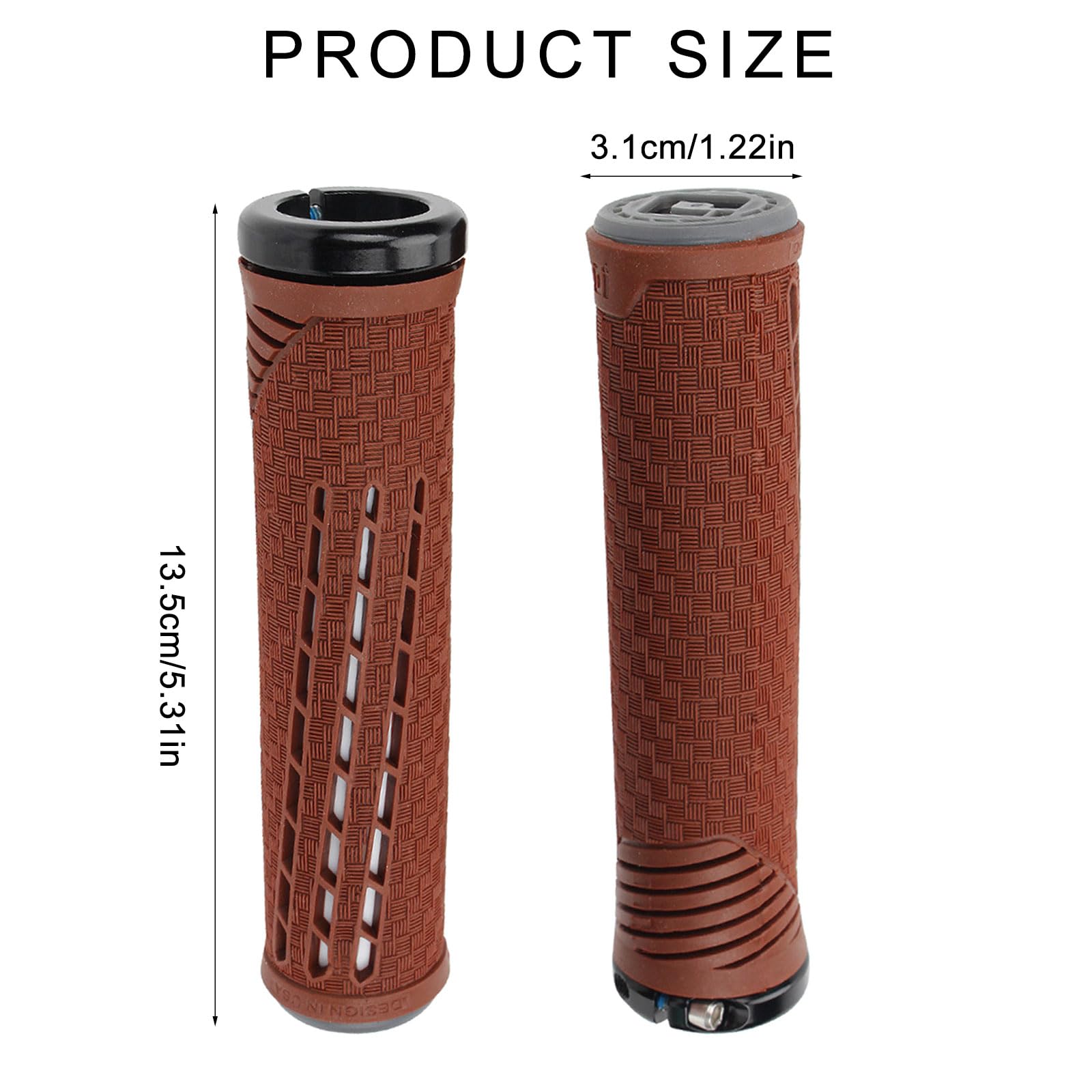 2 pièces poignées d ' extrémité de Guidon de vélo en Silicone Souple Housses de poignée de vélo antidérapantes Guidon de Cyclisme Manches de poignée Housses de vélo