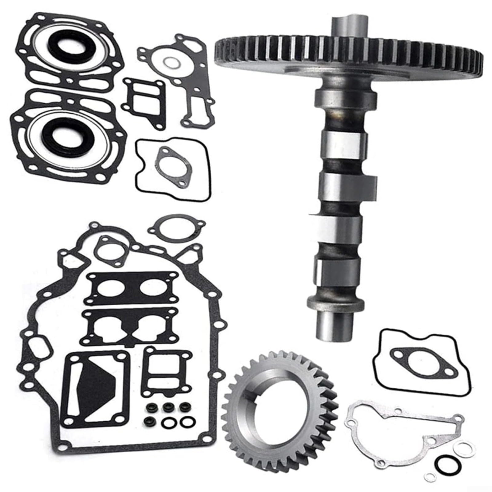 KiraKira Juego de árbol de levas y engranajes rectos del motor 12044-0803 59051-2112 compatible con FD620D Mule 2500-4010 Kit de reparación de cortacésped
