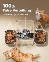 oneisall 5L Automata Macskaeledel Adagoló 2 Tálcával, Vezeték Nélküli Etető Kutyáknak Macskáknak 3