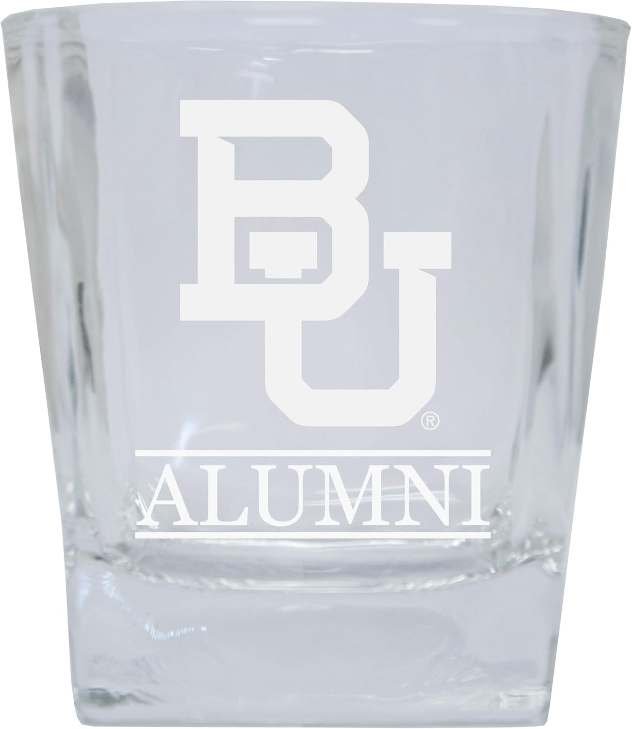 R and R Imports Baylor Bears 8 oz Etched Alumni Glass Tumbler 2-Pack Officially Licensed Collegiate Product