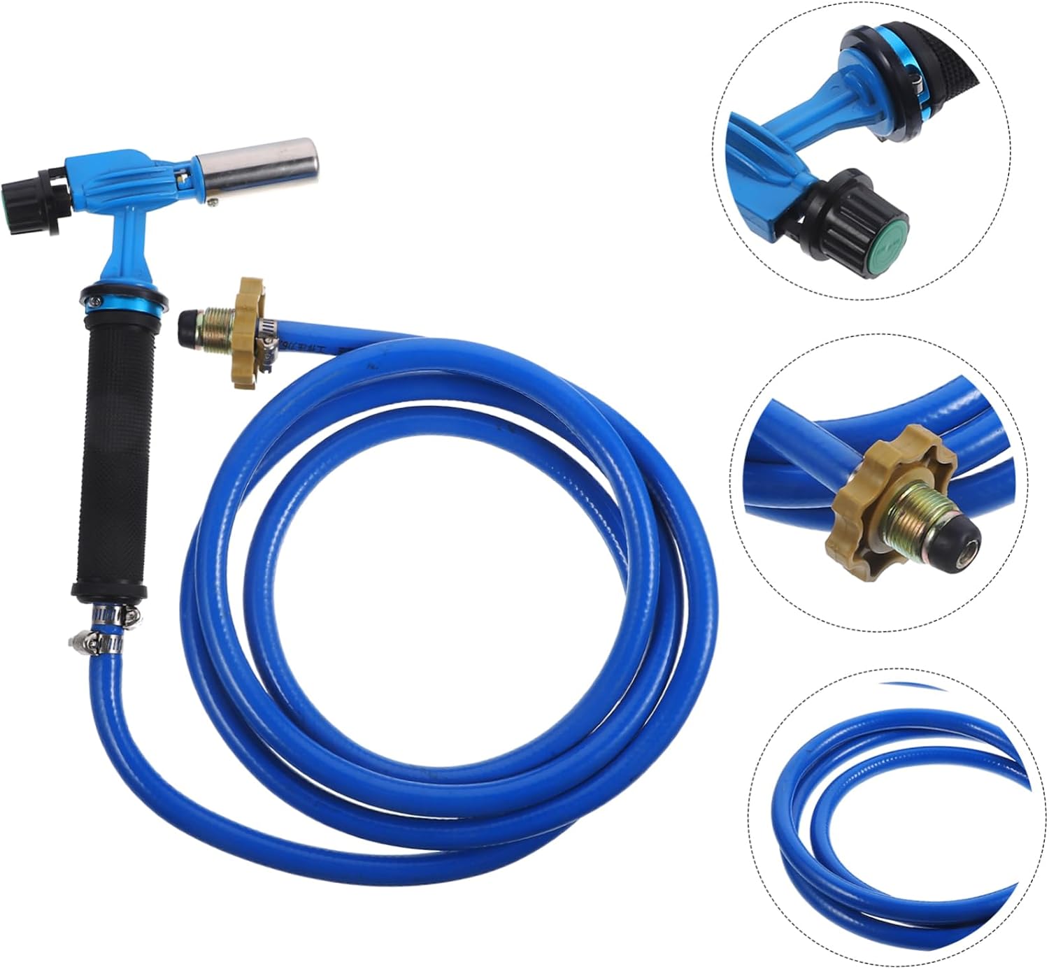 Mikikit Soldering Torch Liquefied Gas Welding Gun High Temperature Flame Non-slip Grip