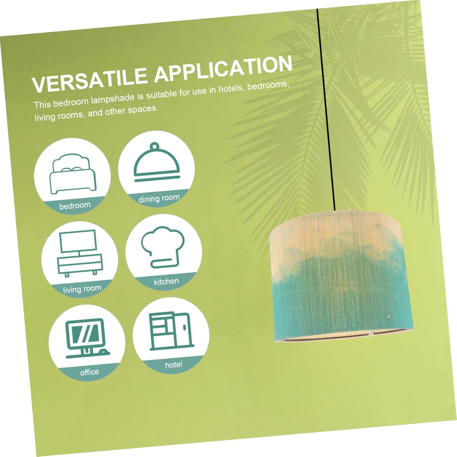 Unique Bamboo Lampshade Modern Vintage Replacement for Table Lamps Home Decor