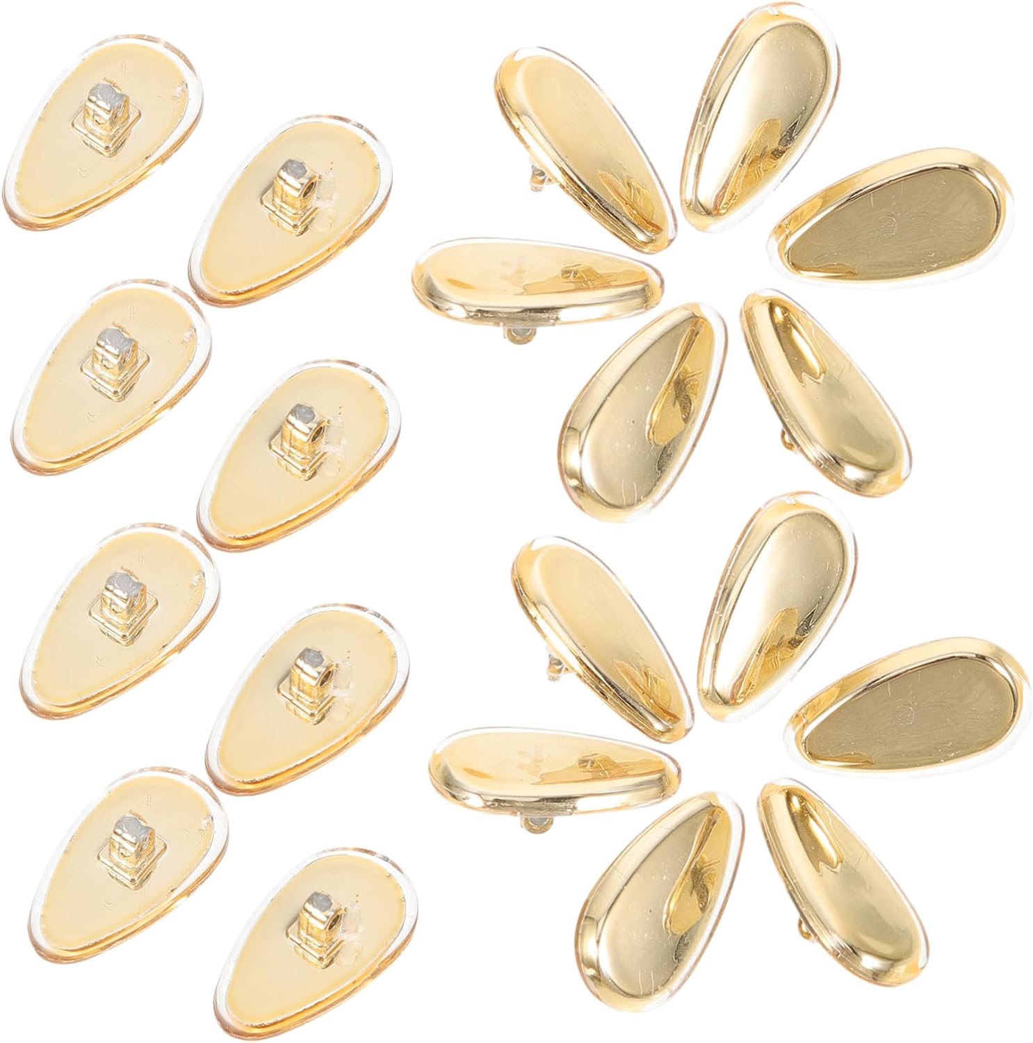 100pcs Ergonomic Glasses Nose Pads Non-Slip Nose Pads for Glasses Comfortable Eye