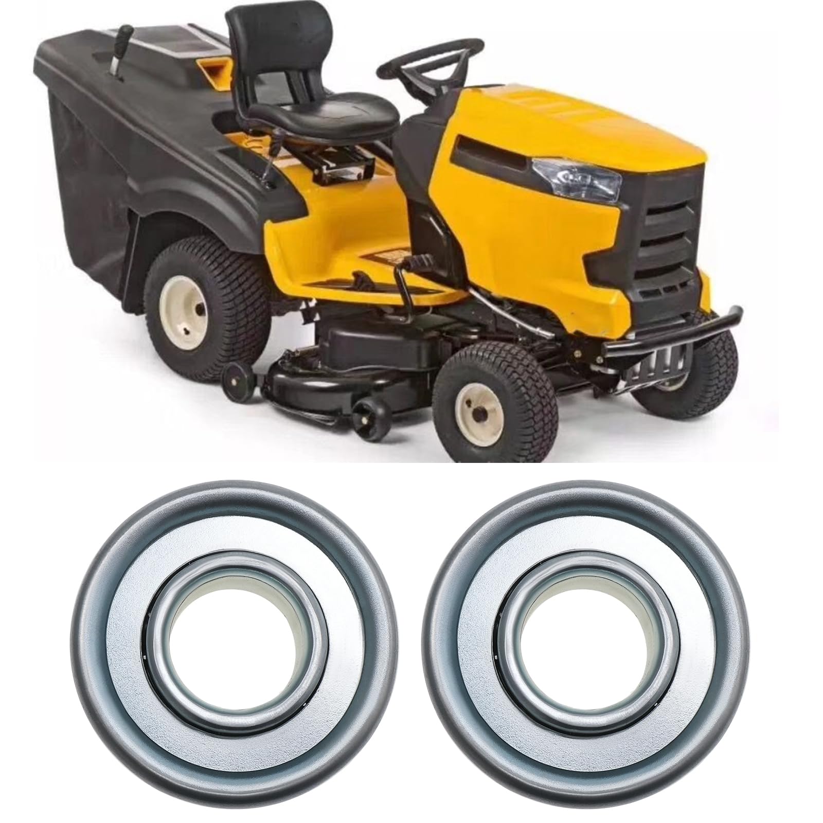SG Store 2 Cojinetes para Ruedas de Cortacésped Compatible con AL-KO Compatible con Brast Compatible con Bosch Compatible con Castel Garden (28,6 X 12,7 Mm)