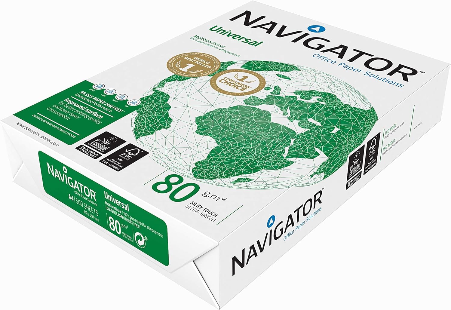 Navigator Universal - Papel multiusos para impresora - A4 80gr - 500 hojas