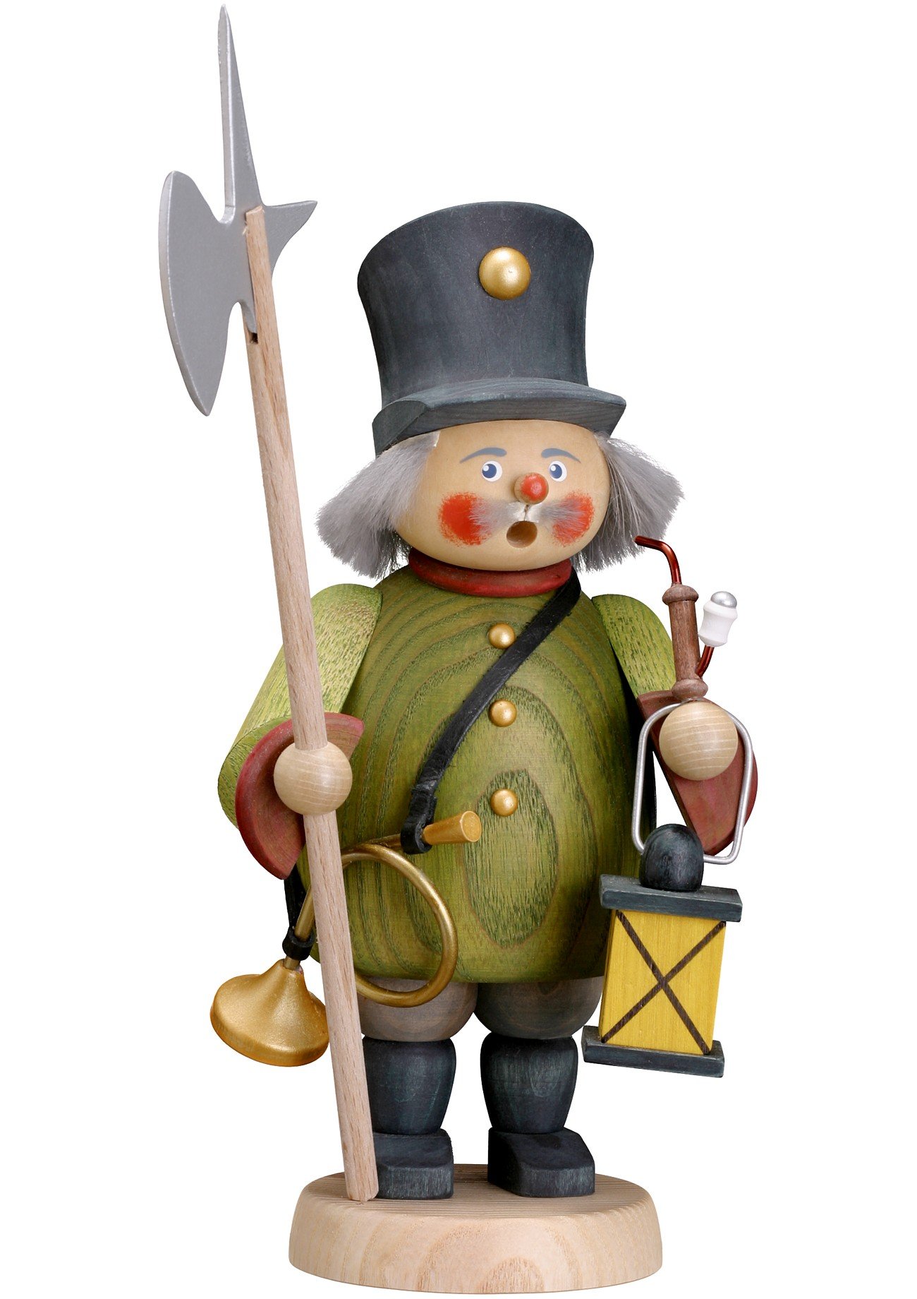 Figurine d'encens Seiffener Volkskunst fumoir Monts Métallifères 12652