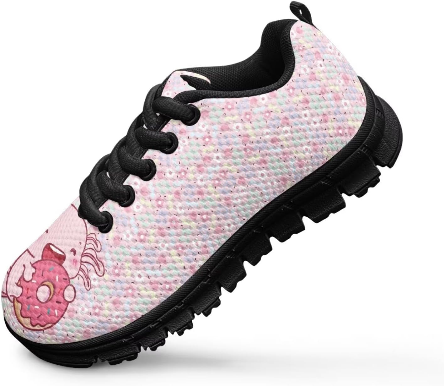Kids Animal Sneaker Cozy Lightweight Walking Shoes for Litter Kids Lace-Up Breathable Anti-Skid Running Shoes for Big Kid US 11-5