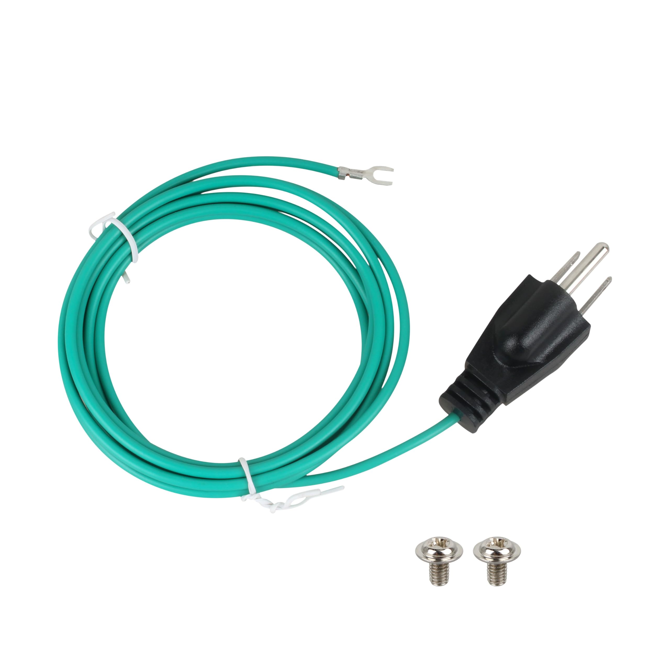 Shielded Ethernet Patch Panel Bond Ground Extension Cord NEMA 5-15P 3 Prong Plug ?6.6ft?