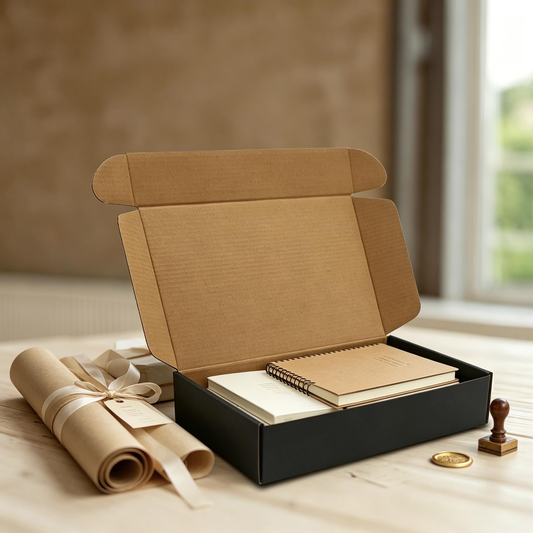 Confezione da 20 scatole per spedizioni in cartone ondulato, 25,4 x 15,2 x