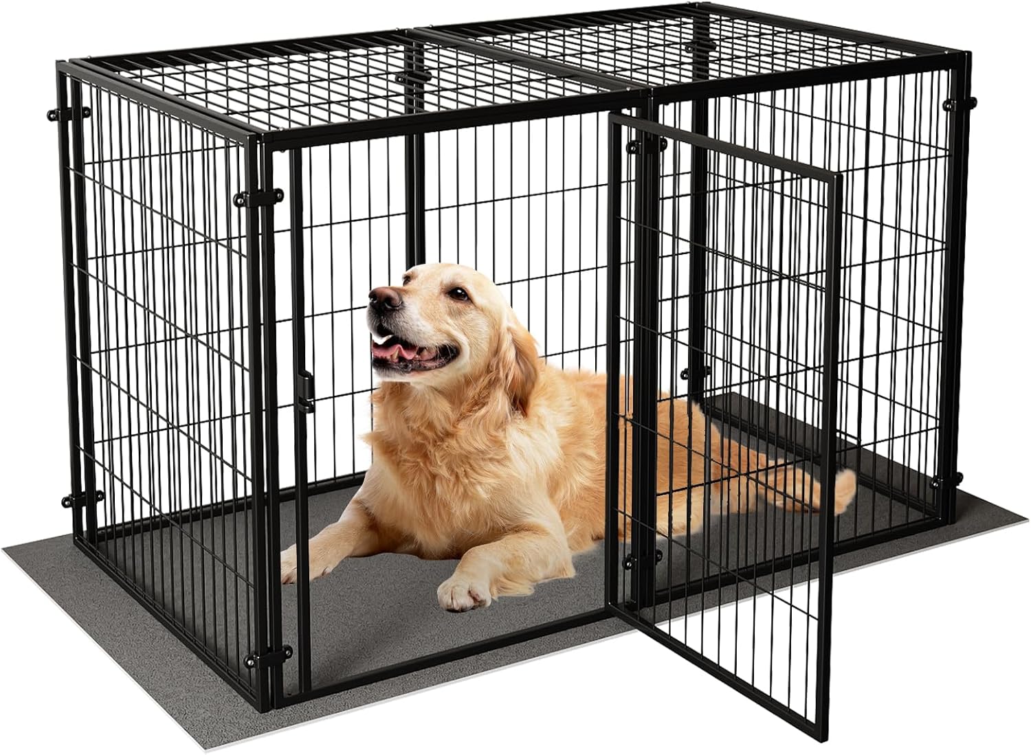XPIY Large Dog Crate – 57 Inch Metal Kennel for Philippines Ubuy