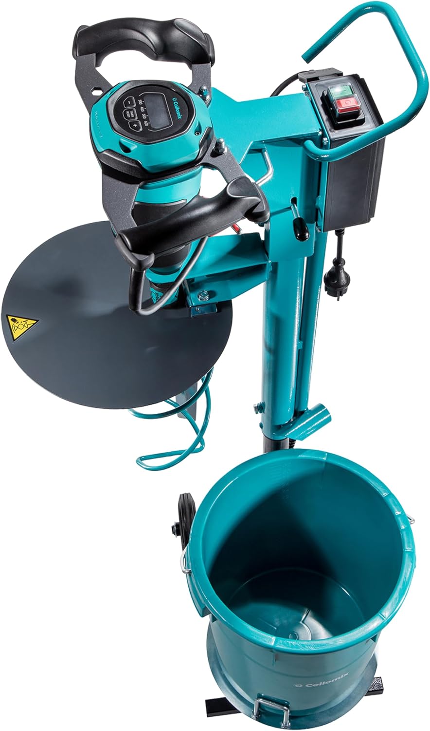 COLLOMIX OneMix Mix Buddy - 120 V, 2.2 HP, 6.6 Gal Single Bag Power Mixer with Mobile Design & Mixing Paddle Included - oneMIX340