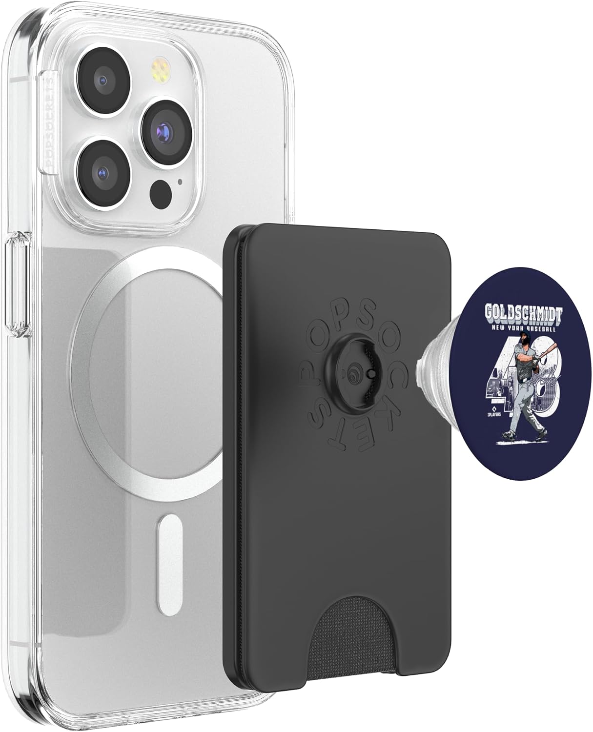 Paul Goldschmidt | New York Y Baseball Players | MLBPGO206M PopSockets PopWallet for MagSafe