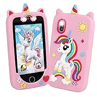 Kids Smart Phone for Boys & Girls, 3.97" Touchscreen Learning Toddler Toy Phone with Dual Camera, 200+ STEM Games, Music Player, Ideal Educational Gifts for Ages 3-10 Christmas, Birthday, Travel