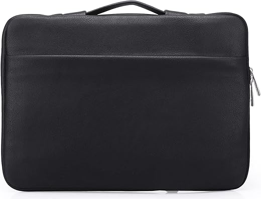 MOCA 360° Protective PU Leather Hand Bag Sleeve Carry case for 15 15.6 16 inch MacBook/Universal Laptop Sleeve Hand Bag for 15 15.6 16 inch Sleeve…