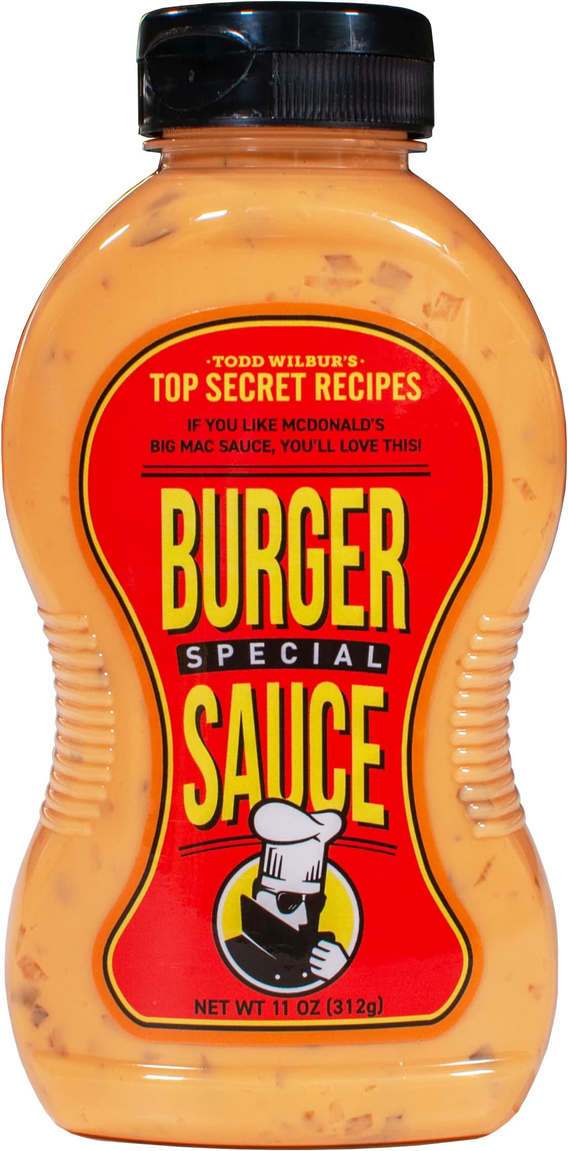 Todd Wilbur's Top Secret Burger Special Sauce (Compare to Big Macยฎ Sauce) - Use on Burgers, Sandwiches, and Wraps - MSG & Gluten-Free, 11 Oz
