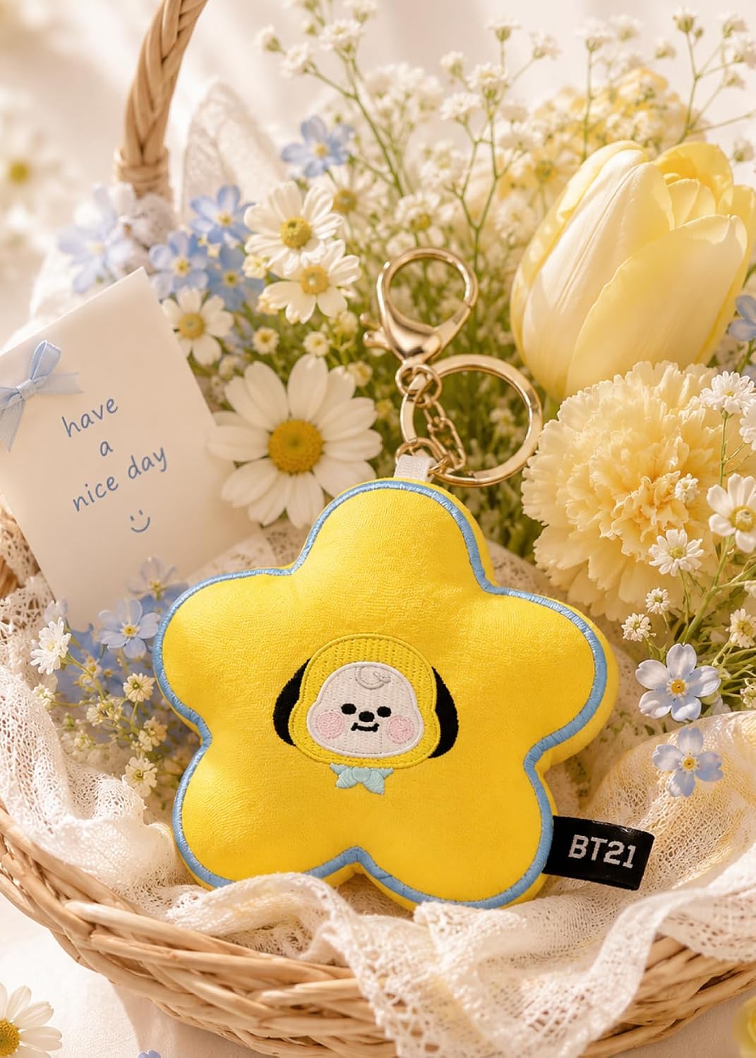 LINE FRIENDS Official BT21 Flower Keyring image 2