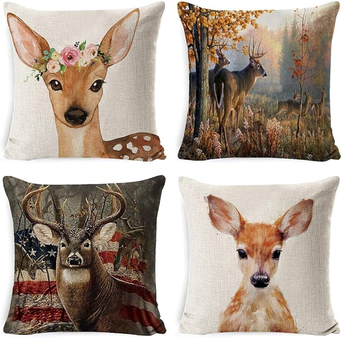 deer lounge pillow