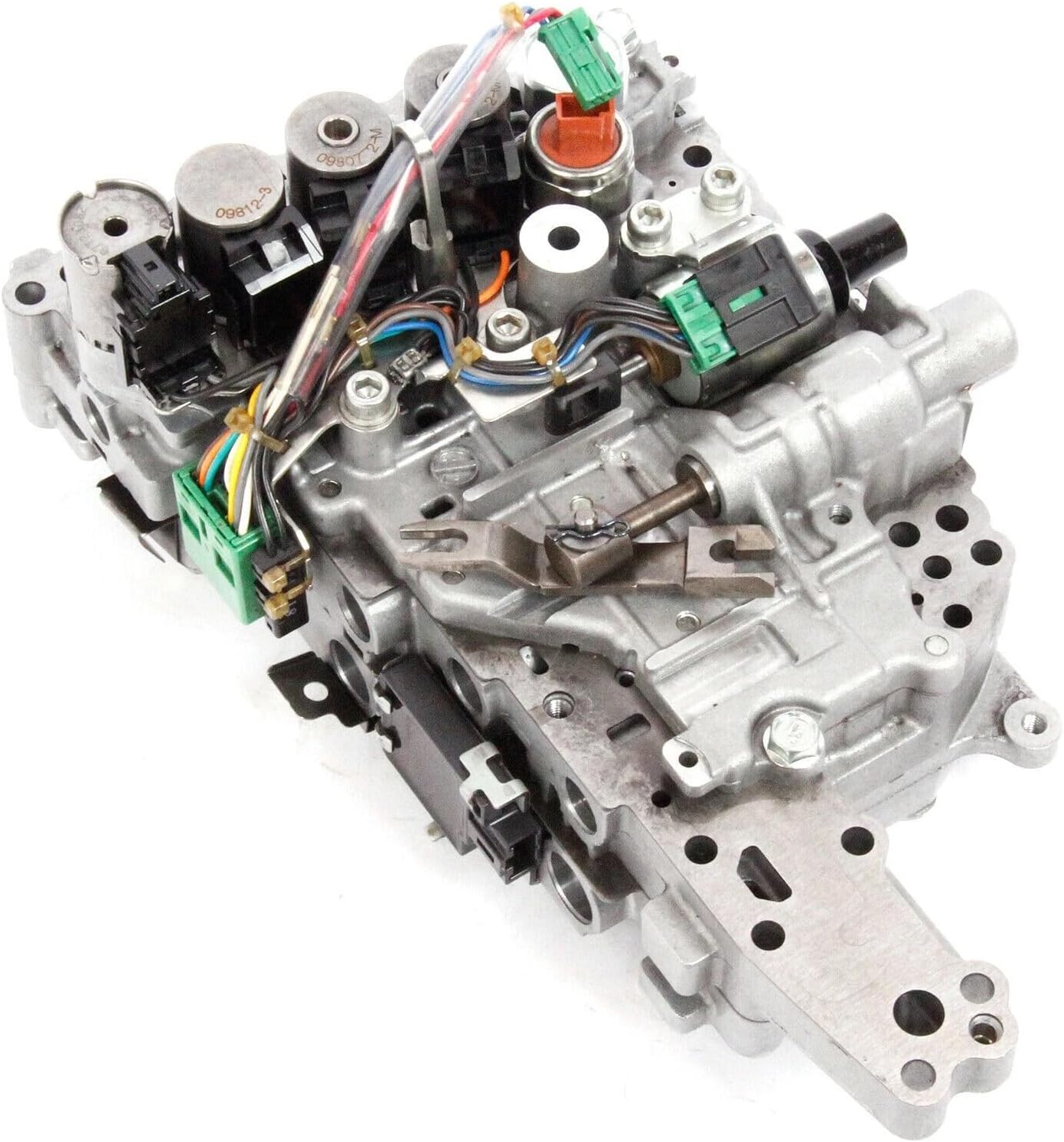 RE0F10A JF011E CVT Valve Body 1 Sensor w Stepper Motor Compatible with Nissan Altima Murano Rogue Sentra Jeep Mitsubishi outlander 2007-up