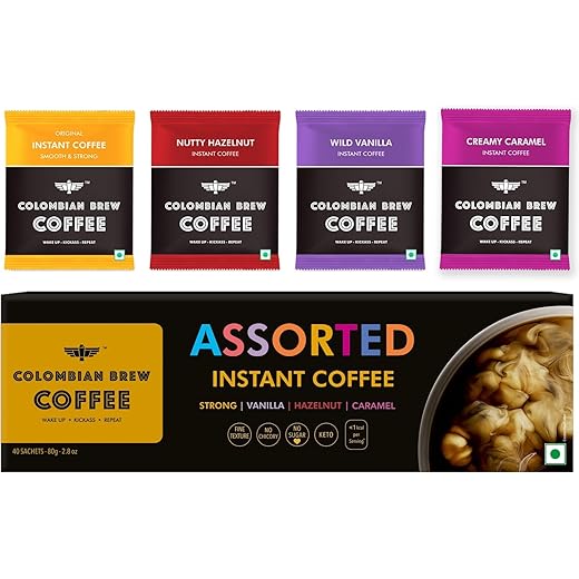 COLOMBIAN BREW COFFEE Colombian Brew Assorted Instant Coffee