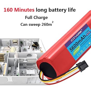 Amazon.com: CITYORK Robotic Vacuum Battery Replacement for