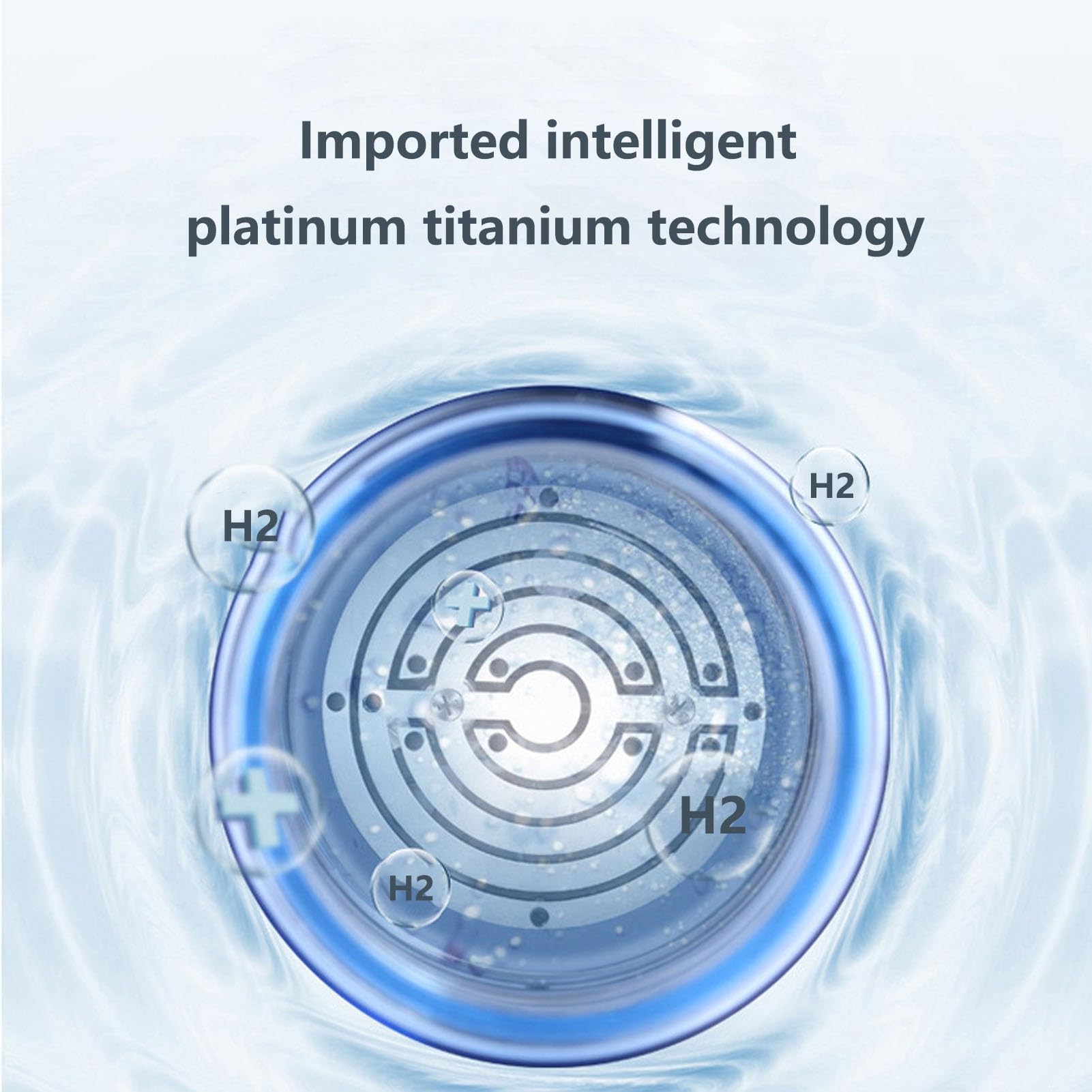 Generador De Agua De Hidrógeno Portátil Botella De Agua De Hidrógeno Máquina De Ionizador De Agua Rica En Hidrógeno 5 Minutos De Concentración De Hidrógeno De Hasta 1000 PPB Antioxidación 350 Ml