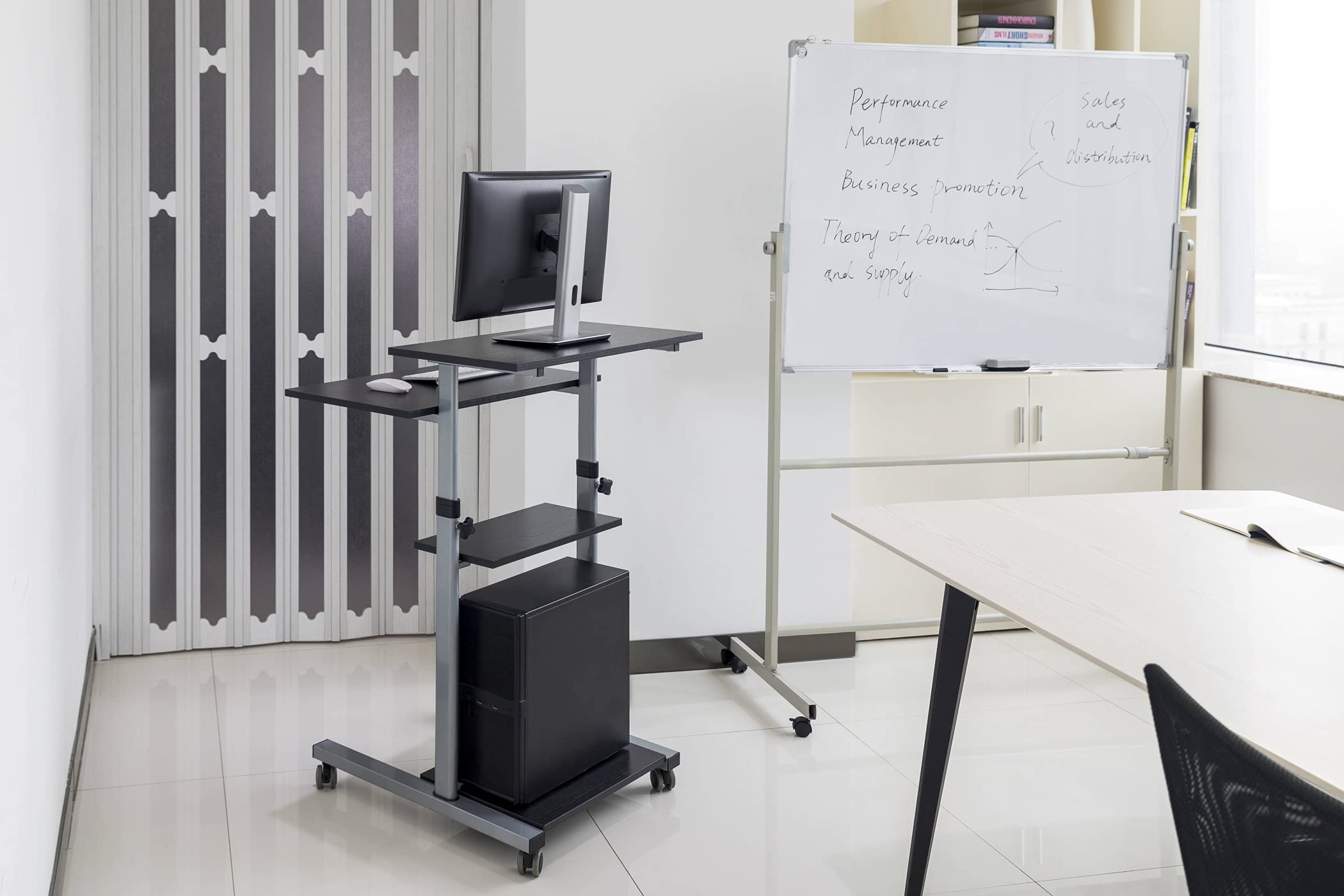 VDD Bureau Assis Debout Table d'ordinateur Portable Poste de Travail - lutrin lutrin - Mobile