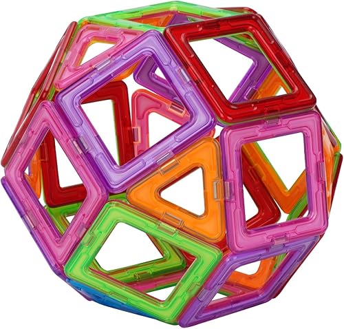 Miniatura 5 de Bloque magnético de azulejos para niños de 3, 4, 5, 6, 7, 8 años o más, bloques magnéticos mejorados, juego de construcción para niños pequeños,