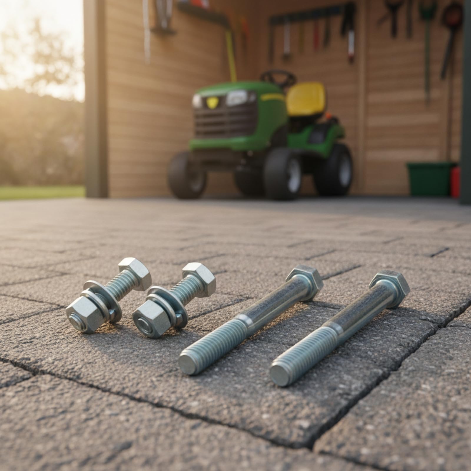 Milageto 4 Piezas Tornillos Cabeza Hexagonal | Resistente, Aranlas Planas, para Taller, Instaladores, Mecánicos