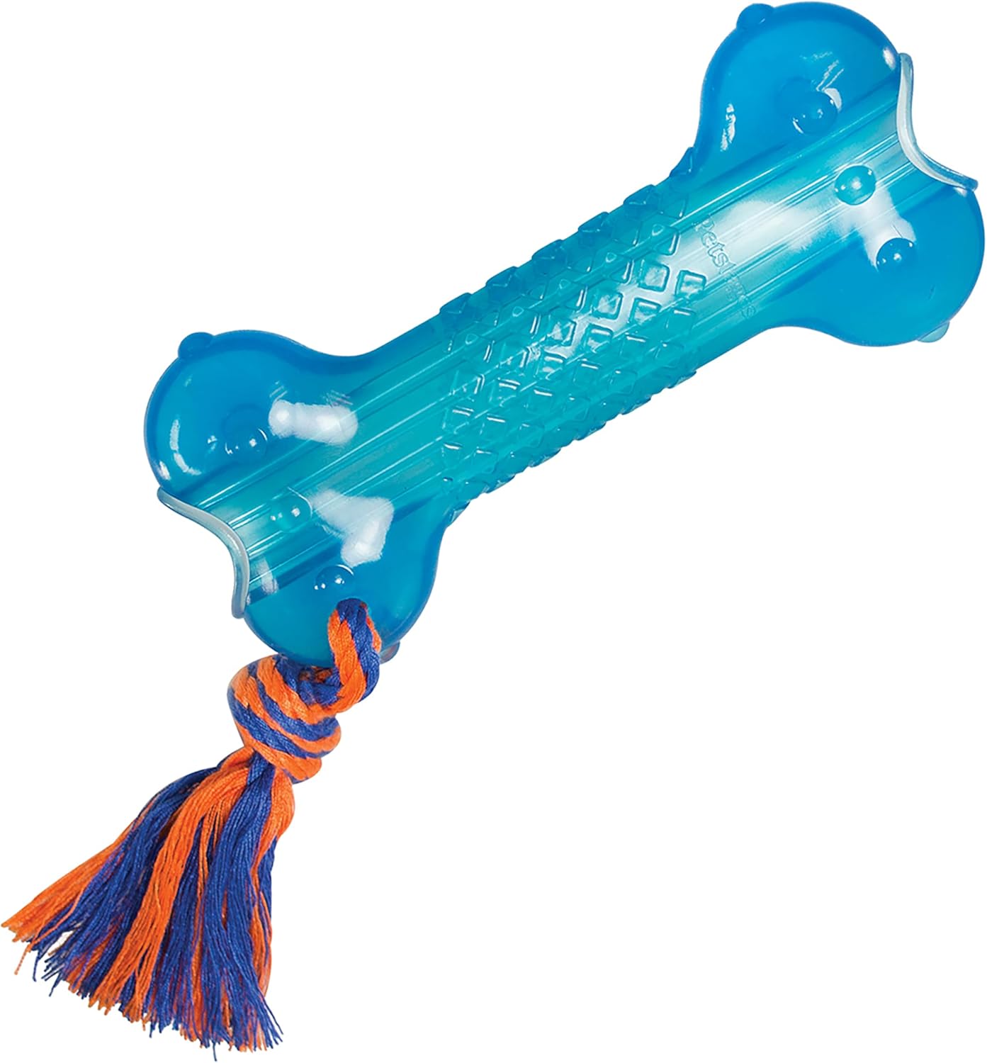 Petstages Orka Bone Royal Blue Treat-Dispensing Dog Chew Toy