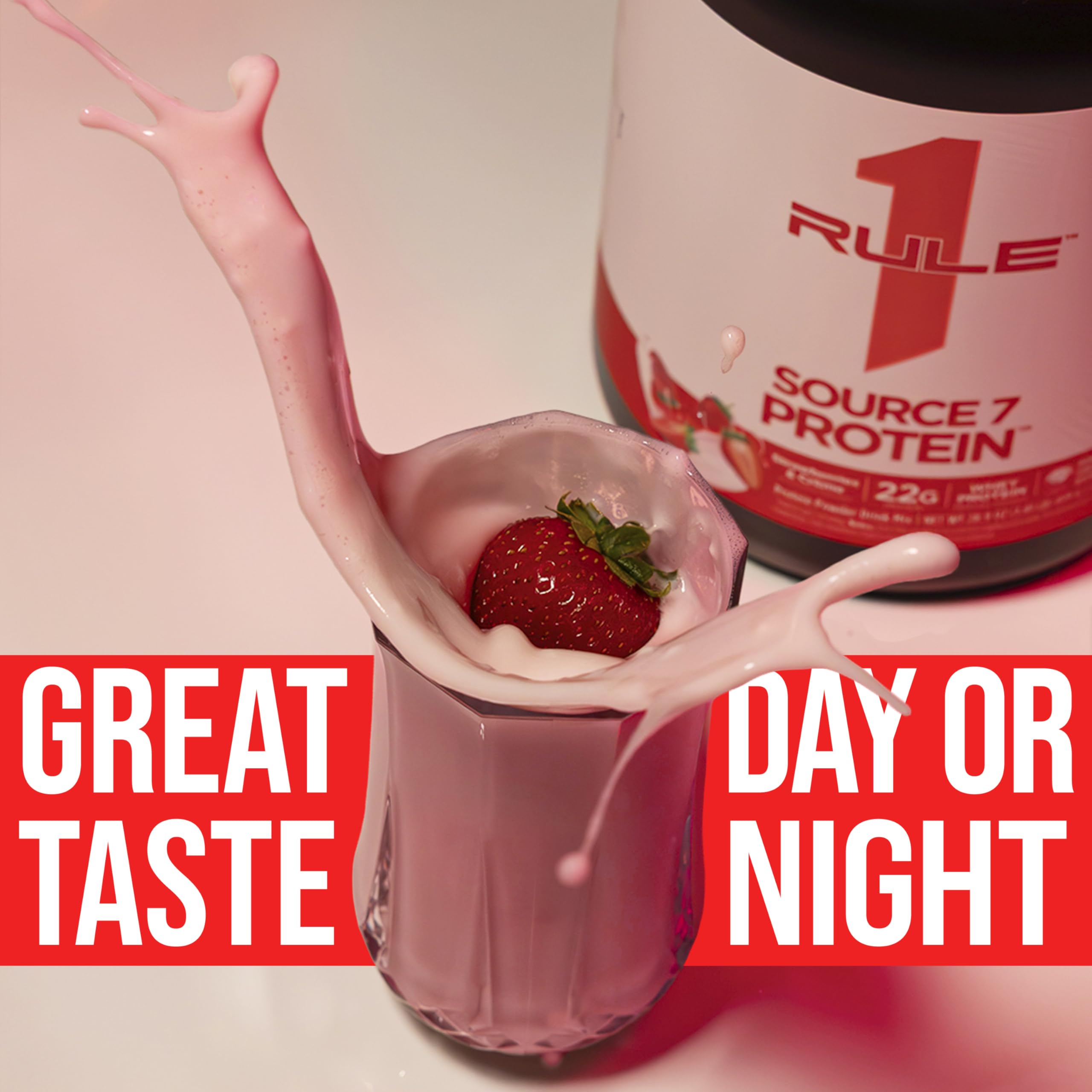 Rule 1 Proteins Source 7 Protein, Milk Chocolate, 20 Servings — Amazon image 6