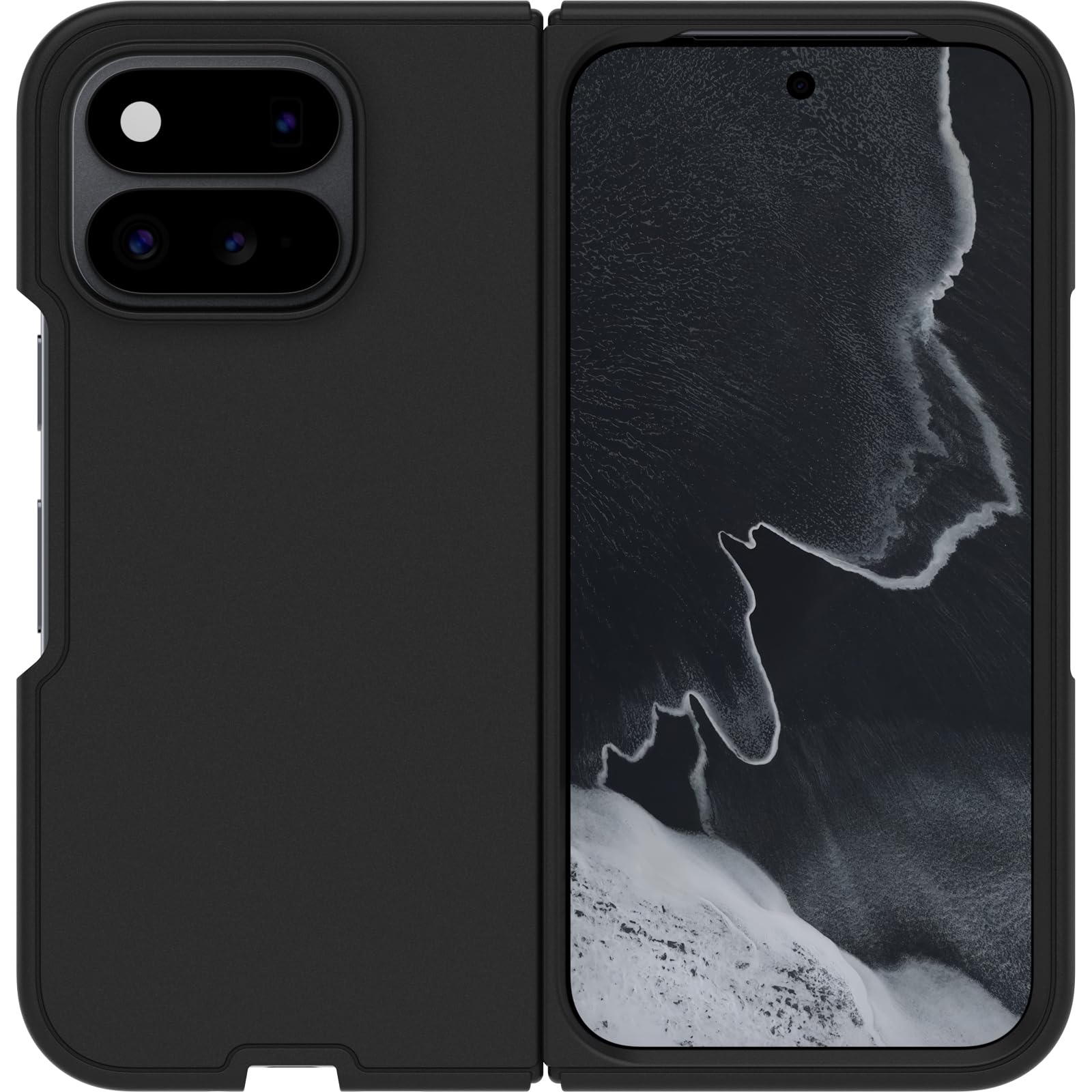 OtterBox Cover Lumen Pixelsnap per Pixel 11 Pro Fold, Nero | Custodia resistente a shock e cadute, in 2 pezzi, con magneti, testata a norme MIL-STD 810G, per telefoni pieghevoli