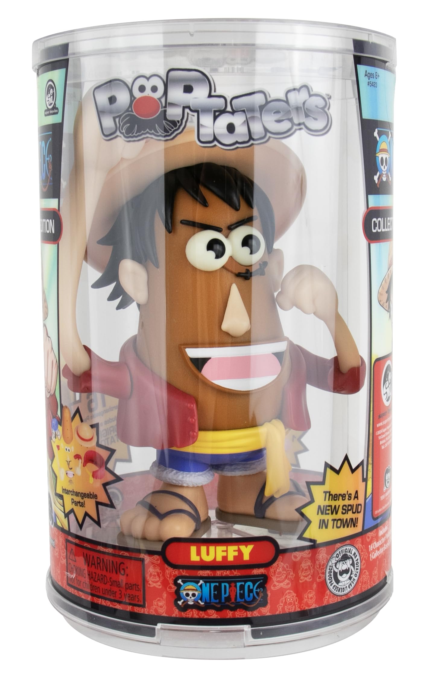 Amazon.com: Poptaters One Piece Luffy - Includes 14 Removable 