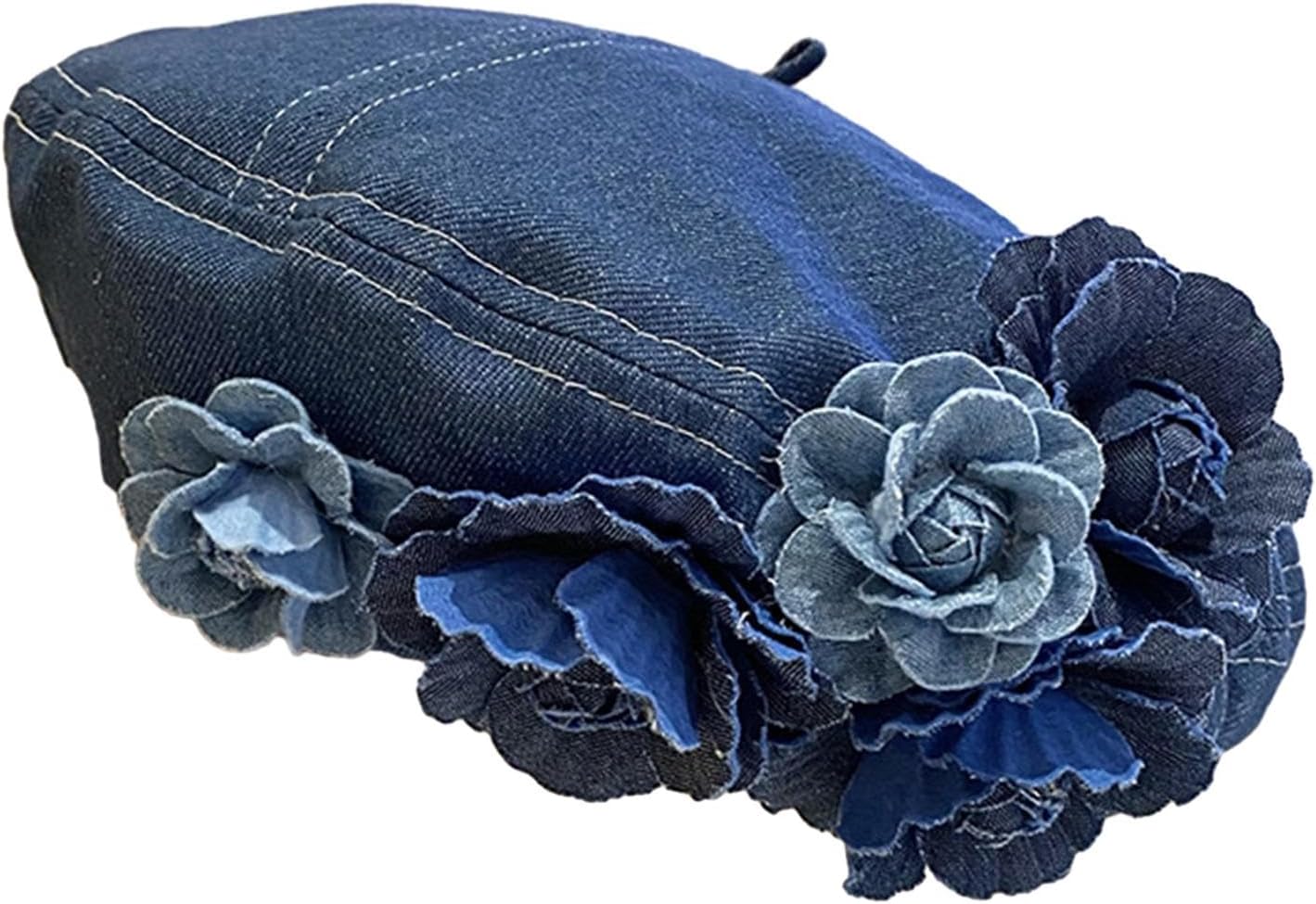 Women Hat Denim Cap Comfortable Birthday Gift Headwear Costume Hat Painter Hat for Outdoor Holiday New Year Autumn