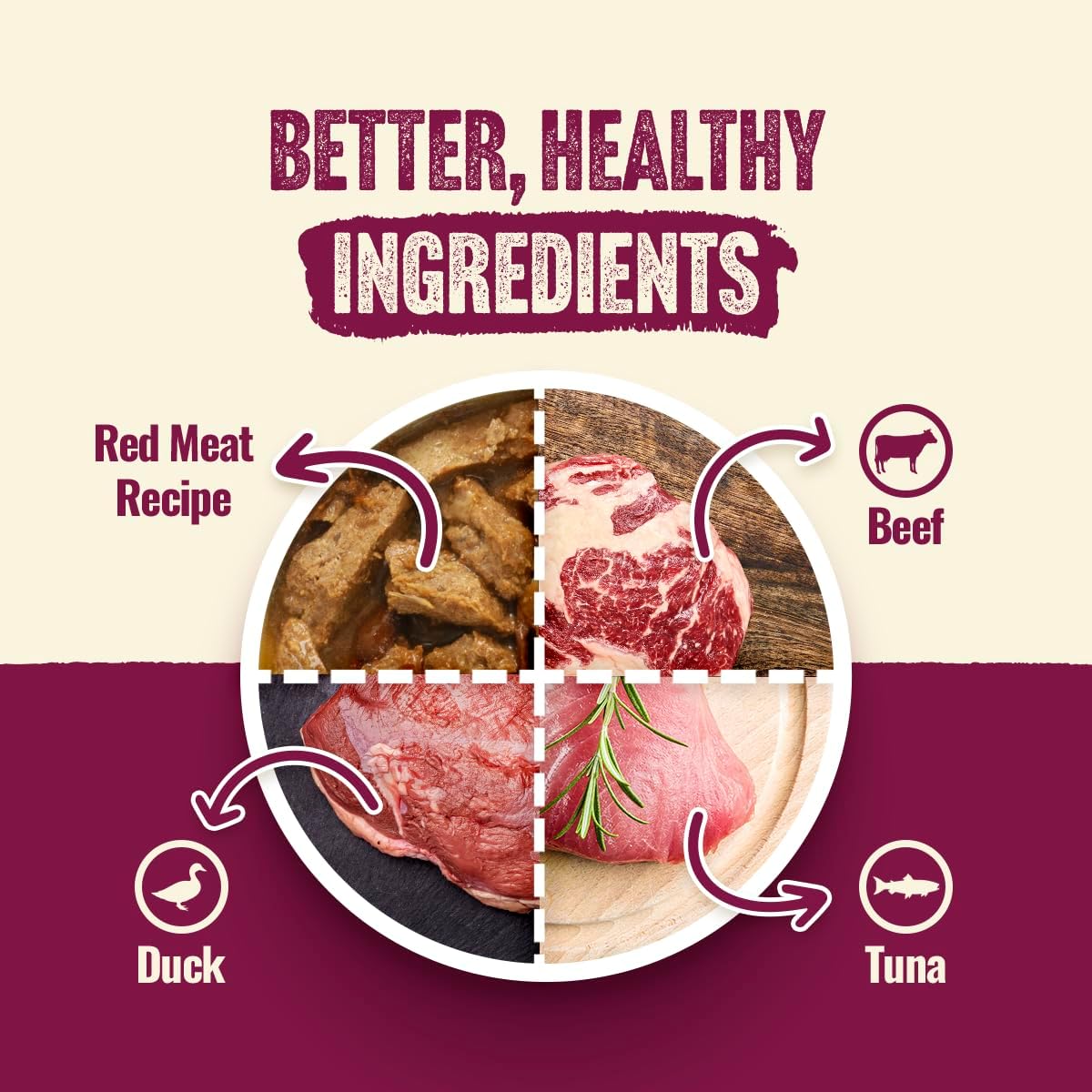 Natural Farm Red Meat Recipe - Wet Dog Food, 12.8-oz can, case of 12