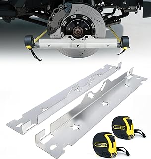 Premium Stainless Steel Toe Alignment Tool Plates Kit with Included Tape Measures