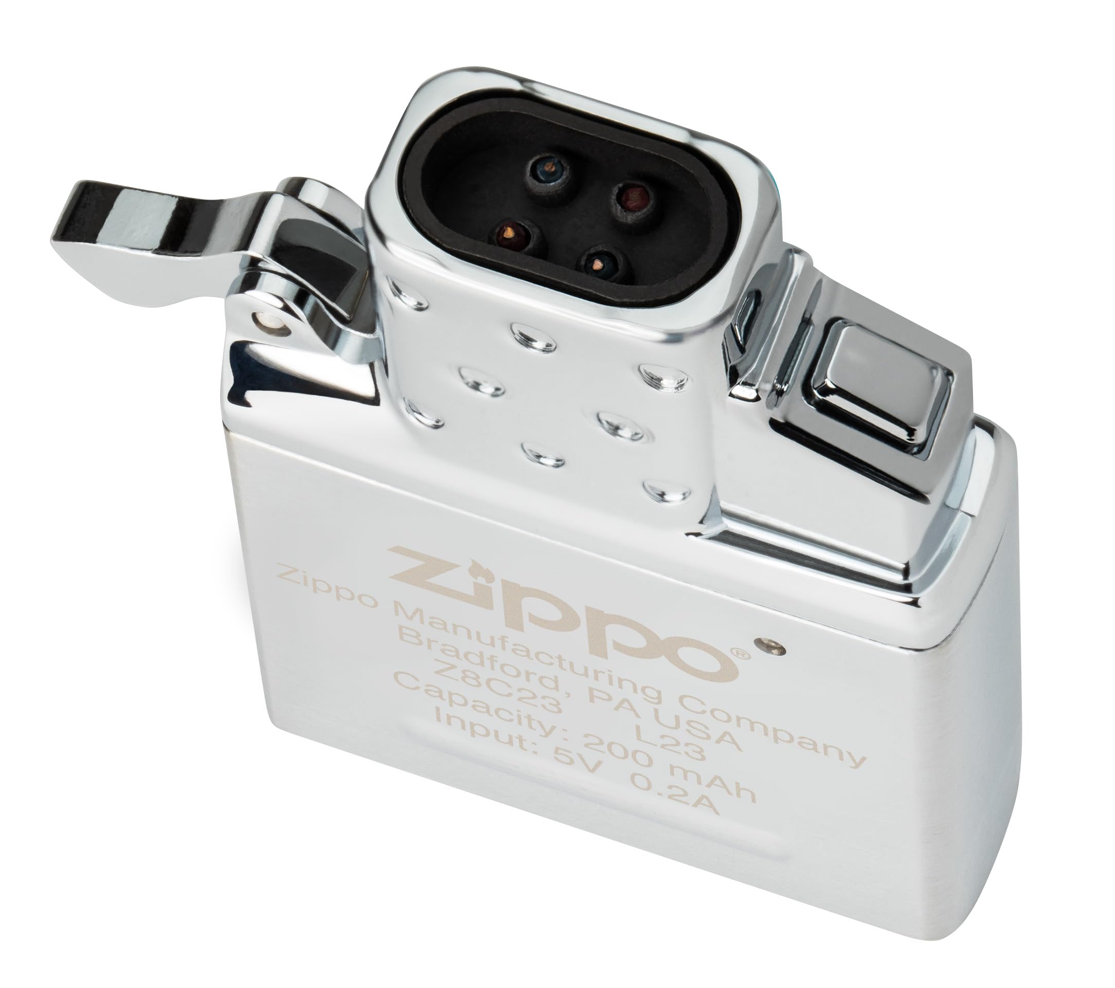 Zippo Insert for Windproof Lighters – Double Arc – Rechargeable – USB-C – CE Certified – Fits All Classic Zippo Cases