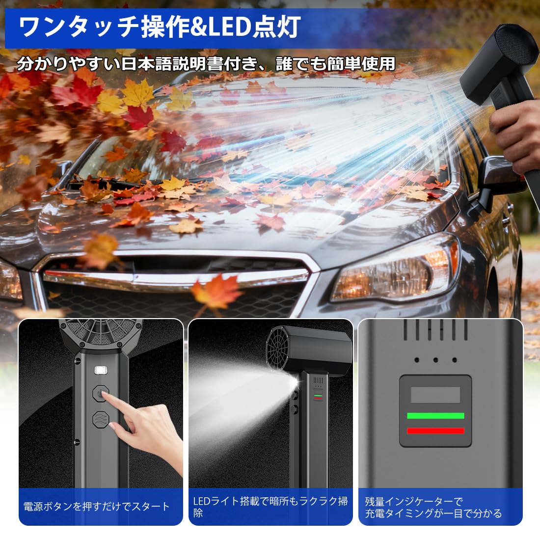 Amazon.co.jp: 「国内企業販売」SUNVIC 強力 ブロワー 洗車用
