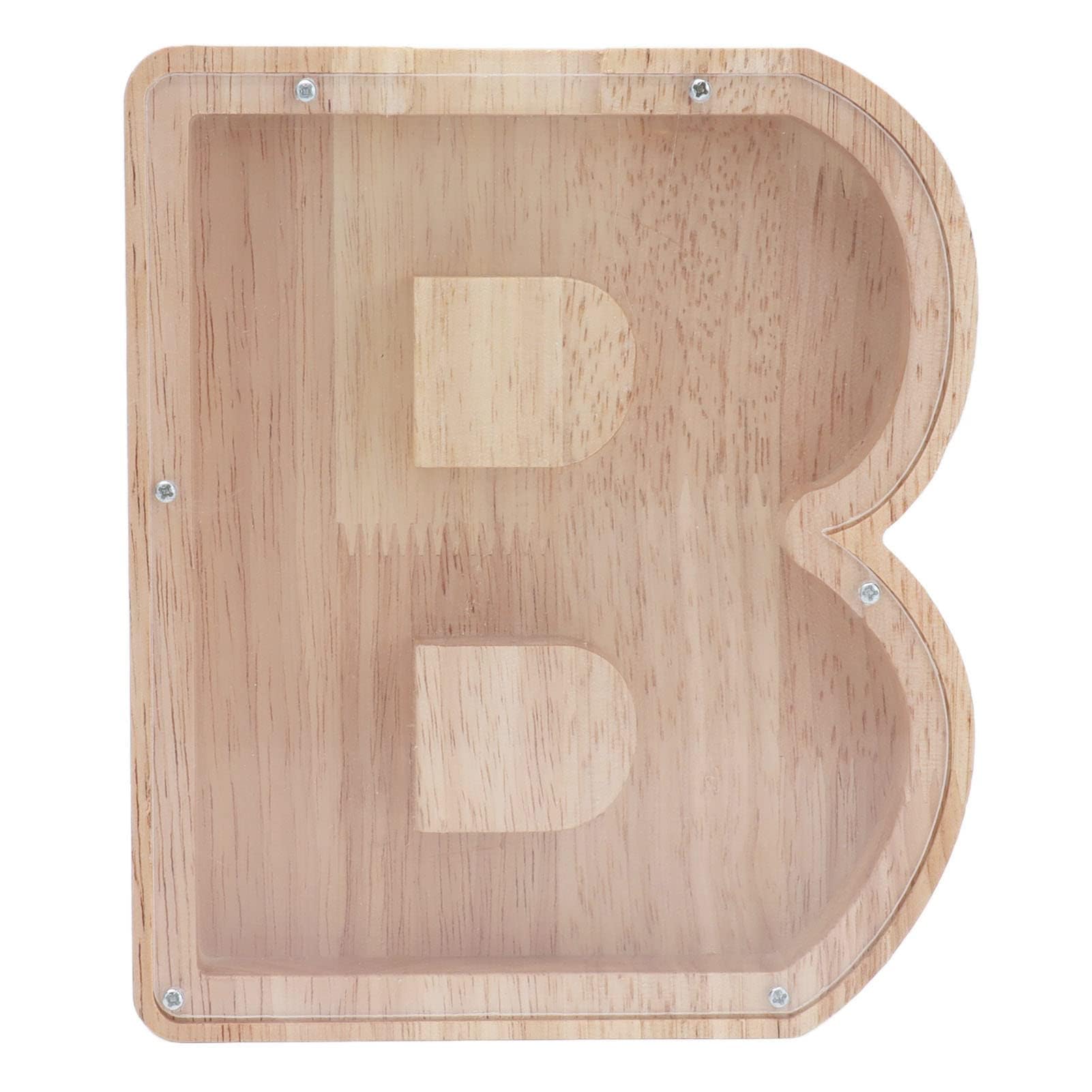 Banque de Piggy en Bois Lettre B le Cadeau Idéal pour Économiser avec Style