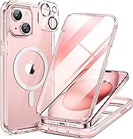 Vista 161 de Miracase Funda magnética para iPhone 15 Pro Max de 6.7 pulgadas [compatible con Magsafe], funda de cuerpo completo a prueba de caídas para iPhone 15