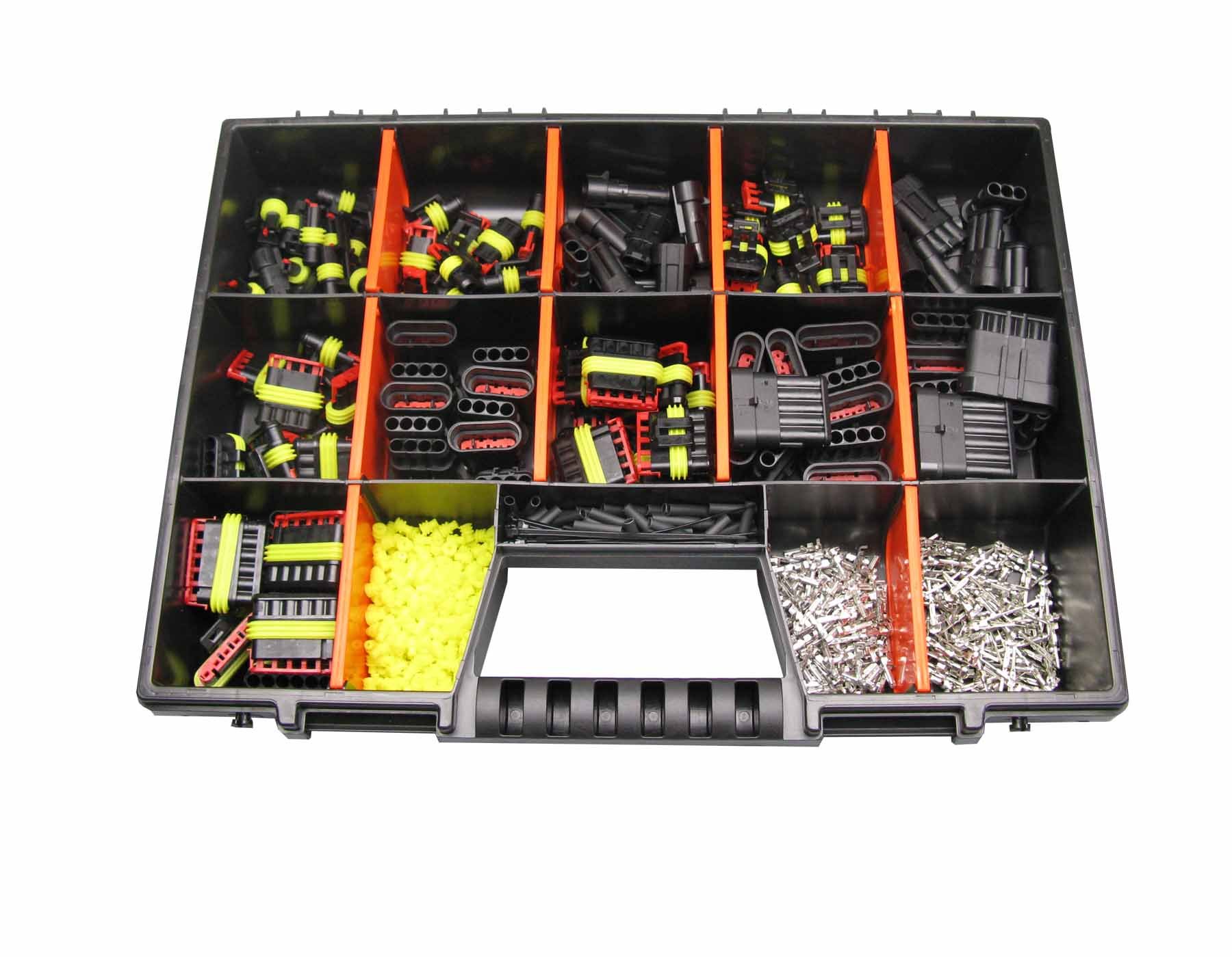 AMP Superseal Steckverbinder Set 6-polig - 310 Teile Für KFZ Elektrik, IP67