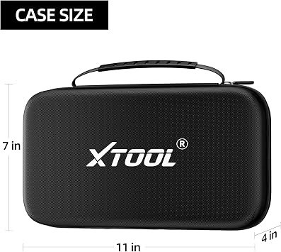 XTOOL Carrying Case for OBD2 Scanner Diagnostic Tool, Waterproof Car Scanner Tool Protective Bag Compatible with D5, D5S, D6, D6S, D7, D7S, TP150, IP508S, IP608, IP616, IP819, Size 11''x 7''x 4''