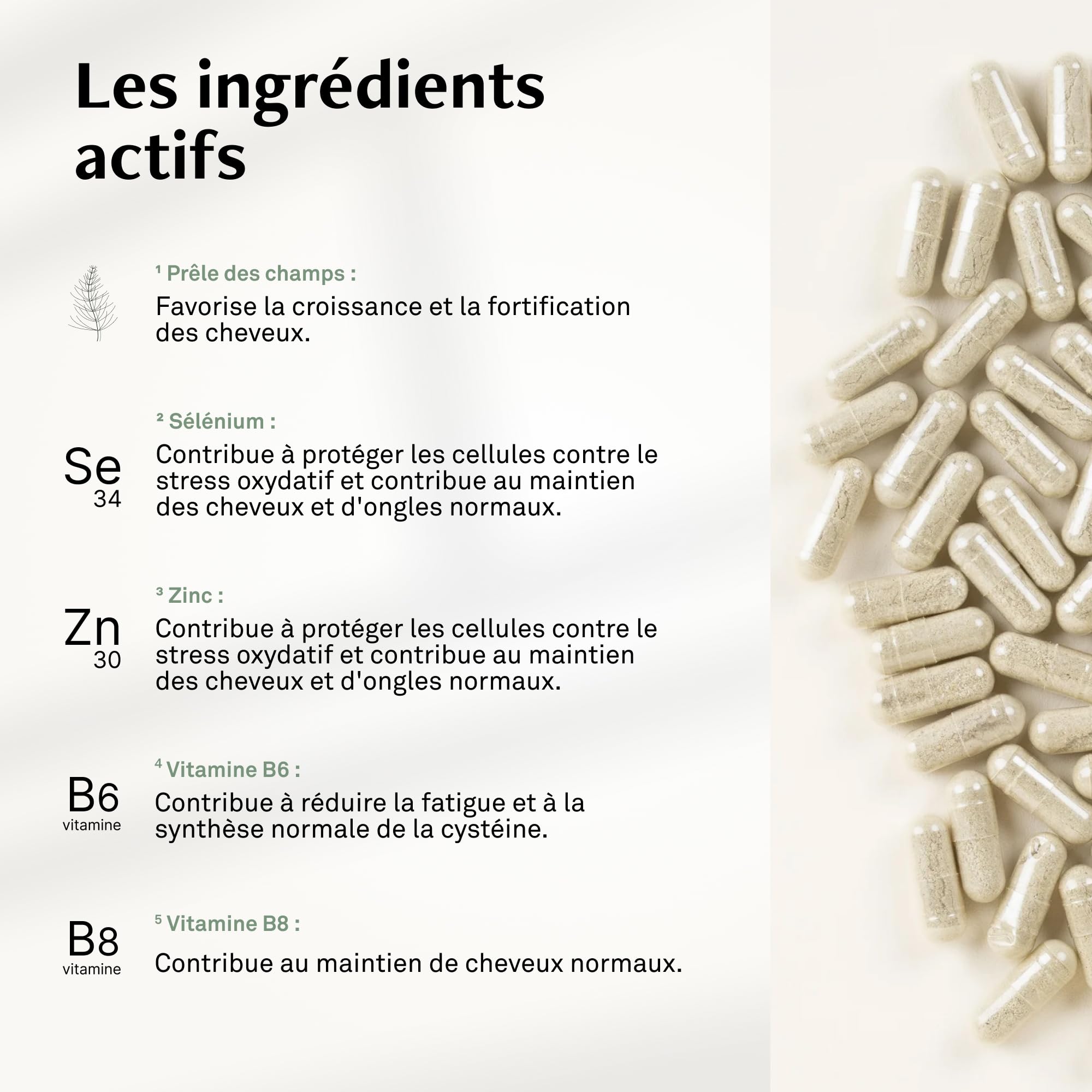 Luxéol - Complexe Kératine 3 mois – Complément alimentaire Cheveux & Ongles - Gélules d'origine végétale - Fabriqué en France - 90 Gélules