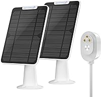 Vista 10 de Cargador de Panel Solar Compatible con Cámara Arlo Pro 5S/Pro 4/Pro 3/Pro 3 Floodlight/Ultra/Ultra 2, Paneles Solares de 6V 4.5W Carga IP65
