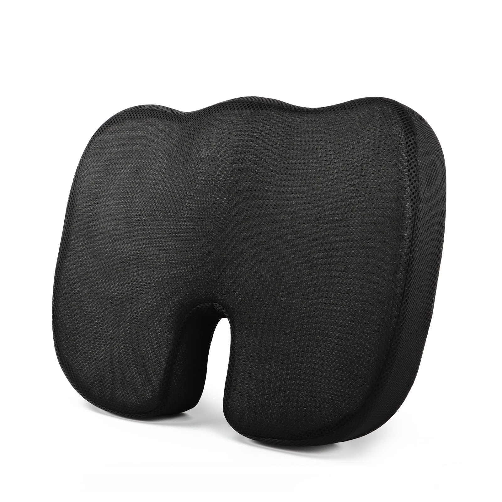 Orthopedic Coccyx Cushion, Office Chair Cushion, Coccyx Cushion, Ergonomic Memory Foam Seat Cushion for Office Chair, Car, Pain Relief and Sciatica